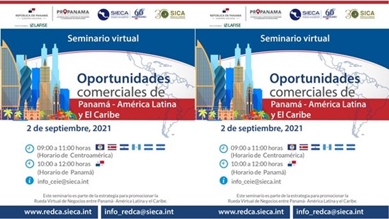 Seminario Virtual Oportunidades Comerciales de Panamá, América Latina y El Caribe.